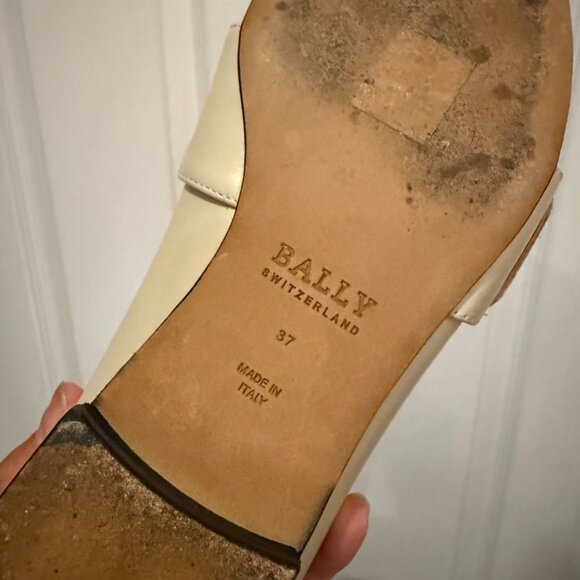 BALLY Maelle pearl embellishment loafers - Picture 7 of 7